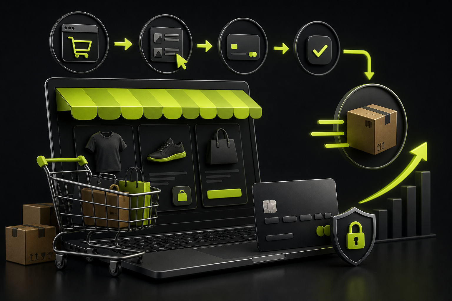 E-commerce solutions — online stores and checkout optimisation