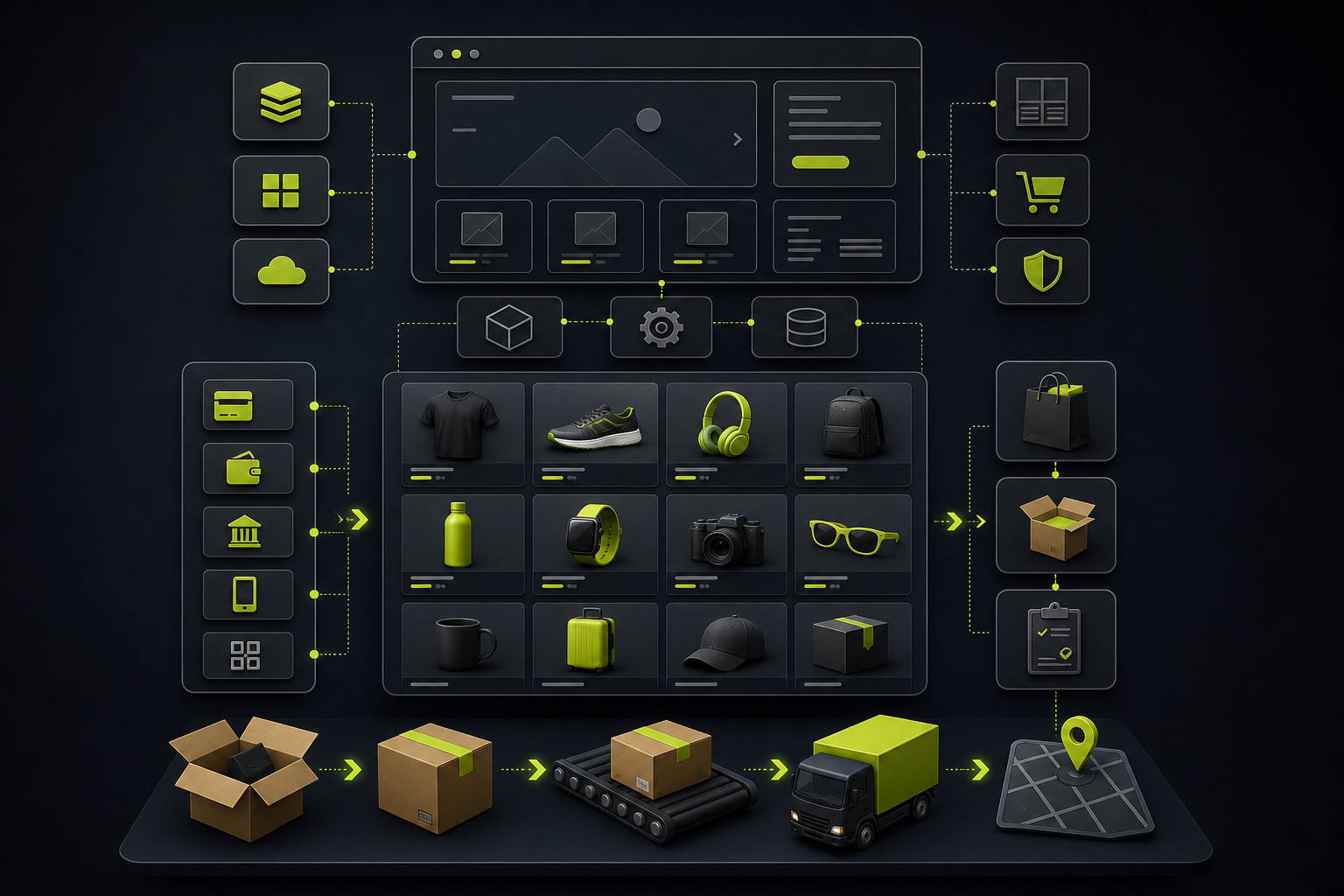 E-commerce store deliverables and dashboards