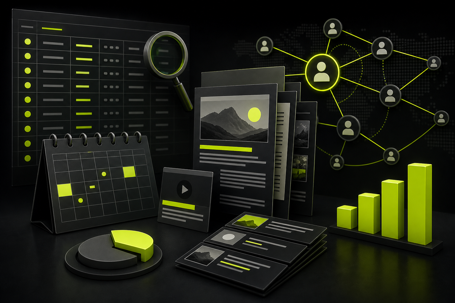 SEO and content marketing deliverables and reporting